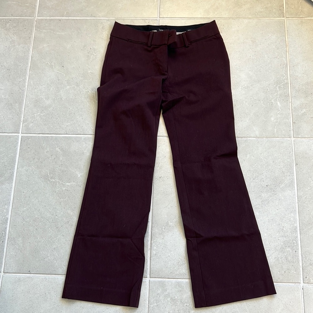 Loft dress pants burgundy
